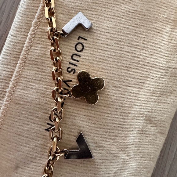 Louis Vuitton Love Letters bracelet Gold tones multicolour - Picture 6 of 7